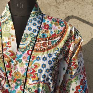 Flower Printed Women Kimono