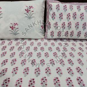 Pink Flat Bed Sheet