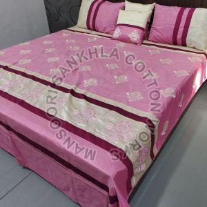 Satin Patch Work Bed Sheets