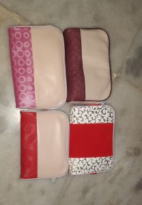 Rexine Velvet Jewellery Pouch Set
