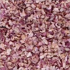dehydrated red chopped onion