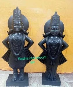 Marble Vitthal Rukmani Statue