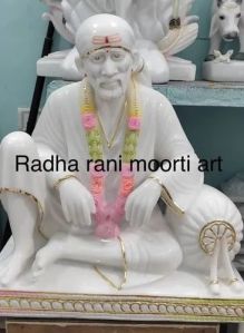 Marble Dwarkamai Statue