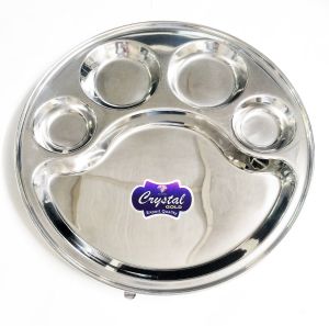 Stainless Steel Smiley Plate