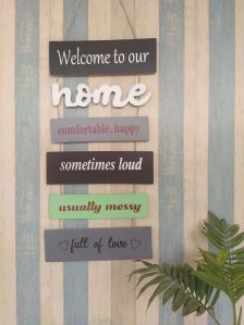 Wooden Family Sign Board