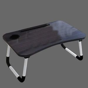 Black Wooden Laptop Table
