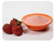 Strawberry juice powder