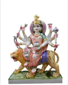 Marble Kushmanda Mata Statue