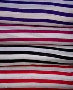 Striped Rayon Fabric