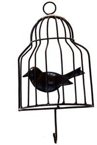 Wrought Iron Bird Cage Cloth Hanger