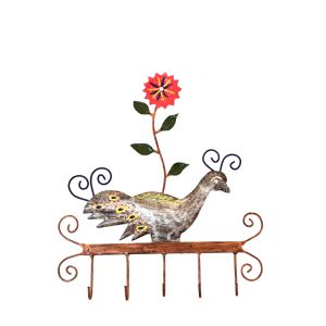 Wrought Iron Decorative Bird Cloth Hanger