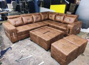 Theatre Wooden Sofa Set