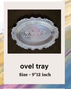 Ovel tray Silver Plated Tray