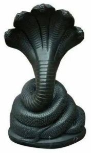 Black Marble Sheshnag Statue