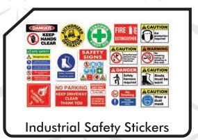 Safety Sticker Offset Printing Services