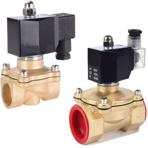 2/2 way brass valve