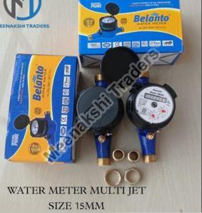 15mm Belanto Brass Multi Jet Water Meter