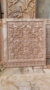 Sandstone carving wall panels