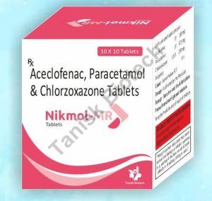 aceclofenac paracetamol chlorzoxazone tablet