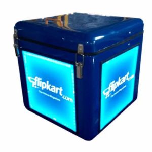 18X18 Regular LED Top Open Food Delivery Box