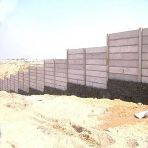 Concrete Step Compound Wall