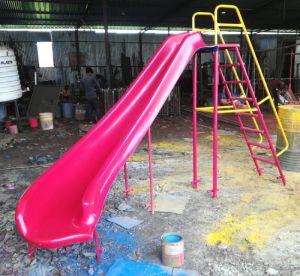 FRP Playground Curve Slides