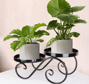 Plant Stand Thicker Flower Stand with Round Pot Supports