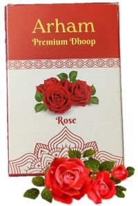 50 g - pack of arham premium rose dhoop cone