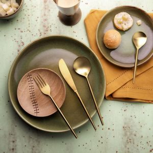 Aura Gold Cutlery Set of Four