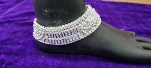 Fancy Silver Anklets