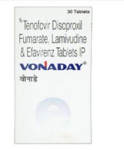 Vonaday Tablet (Lamivudine (300mg) + Tenofovir disoproxil fumarate (300mg) + Efavirenz (600mg)