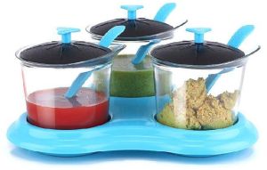 3 Pcs Kitchen Masala Storage Box Set