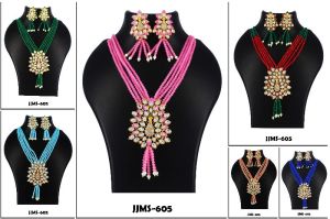 JJMS-605 Pearl Necklace Set