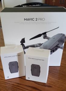 DJI Mavic Pro 2 Drone Hasselblad 4K 2 Extra Batteries Case LOW HOURS + Extras