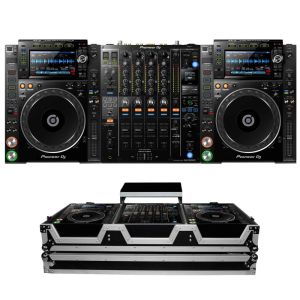 Pioneers DJ Set 2x CDJ 2 1x DJM 2000 Nexus Mixer