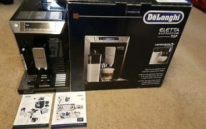 Delonghi-Eletta-Automatic-Espresso-Machine-Cappuccino-Latte-Maker-ECAM45760B