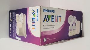 Philips AVENT Double Electric Breast Pump Advanced, with Natural Motion Technology, SCF394/61, White