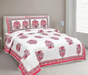 Hand Block Print Bed Sheet