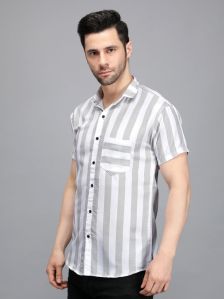 Men Striped Printed Shirt