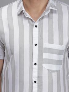 Men Striped Printed Shirt