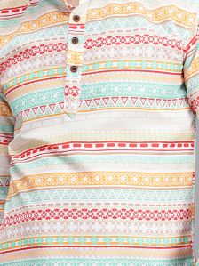 Men Multi Flower Printed Short Kurta