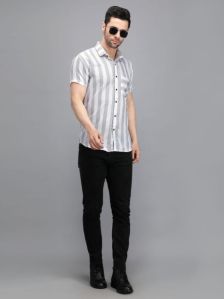 Men Striped Printed Shirt