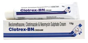 Beclomethasone, Clotrimazole and Neomycin Sulphate Cream