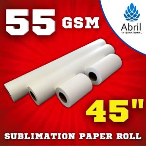 55 GSM Sublimation Heat Transfer Paper Roll