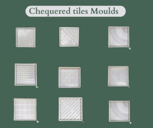 Chequered Tiles Moulds