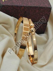 Golden Casual Wear Brass Bangle