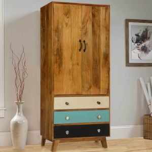 Atlas Solid Wood Wardrobe