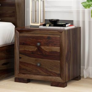 Udsar Solid Wood Bedside Table