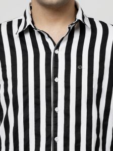 044A3095 Striped Cotton Shirt