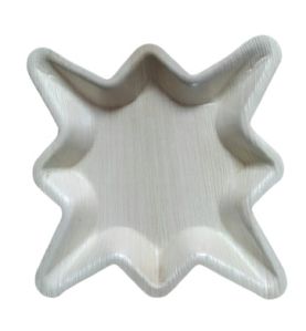 Octagon Star Areca Leaf Plate